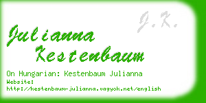 julianna kestenbaum business card